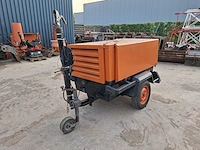 1998 atlas copco xas 55 mobiele perslucht compressor - afbeelding 1 van  6