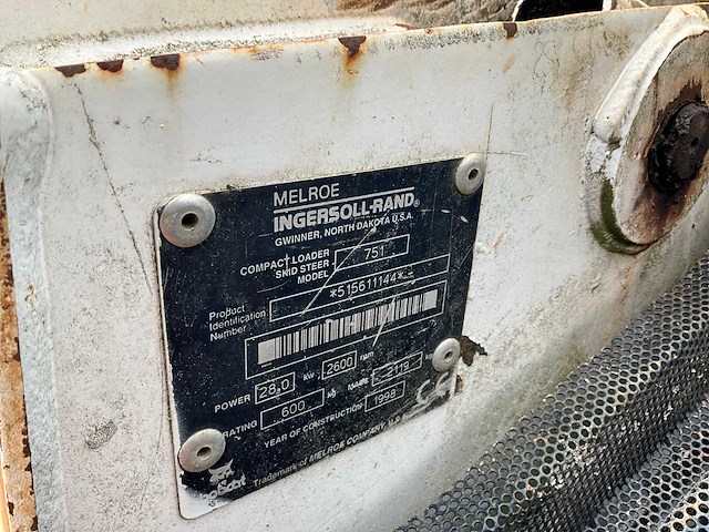 1998 bobcat 751 wiellader - afbeelding 9 van  17