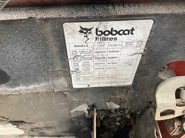 1998 bobcat 751 wiellader - afbeelding 8 van  17