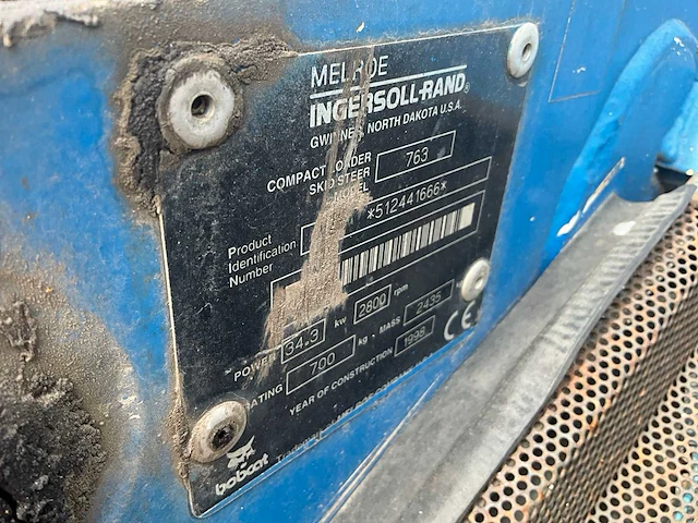 1998 bobcat 763 schranklader - afbeelding 6 van  14