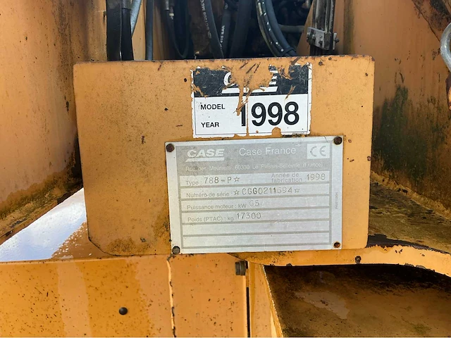 1998 case poclain 788-p banden graafmachine - afbeelding 7 van  15