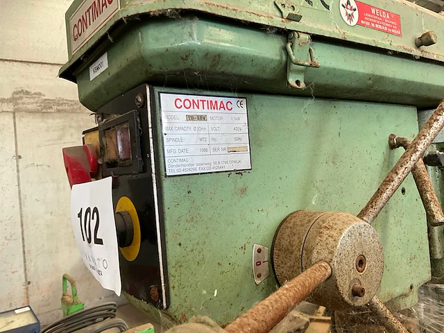 1998 contimac tb-18v kolomboormachine - afbeelding 6 van  7