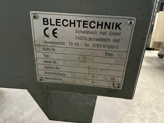 1998 deckel maho dmu 50v cnc bewerkingscentrum - afbeelding 9 van  17