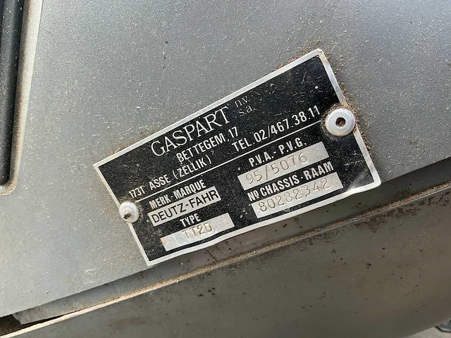 1998 deutz tt20 bosbouwtractor - afbeelding 17 van  25