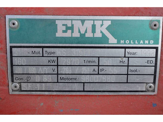 1998 emk holland ks 315l1-2 waterpompen - afbeelding 8 van  9