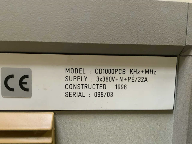 1998 europlasma cd1000pcb plasma - afbeelding 11 van  23