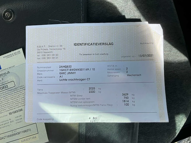 1998 gmc jimmy lpg +benzine lichte vracht - afbeelding 48 van  55