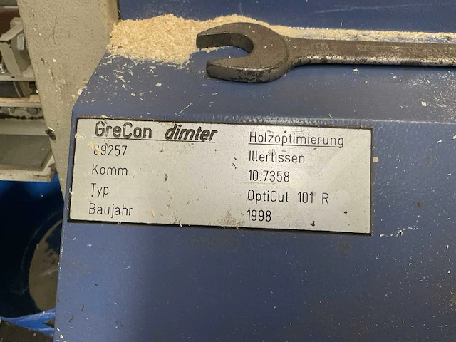 1998 grecon dimter opticut 101 r afkortcirkelzaagmachine - afbeelding 8 van  13