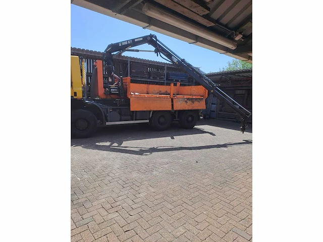 1998 hiab 071aw plateaucontainer met laadkraan - afbeelding 7 van  29