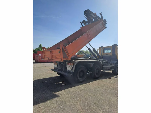 1998 hiab 071aw plateaucontainer met laadkraan - afbeelding 10 van  29