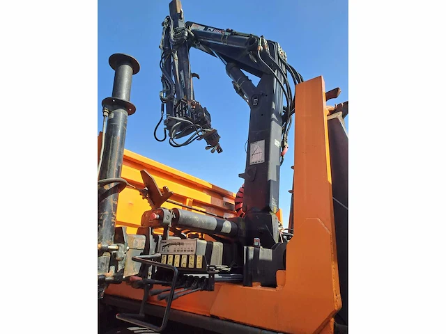 1998 hiab 071aw plateaucontainer met laadkraan - afbeelding 14 van  29