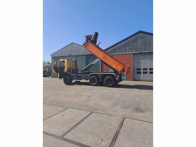 1998 hiab 071aw plateaucontainer met laadkraan - afbeelding 18 van  29