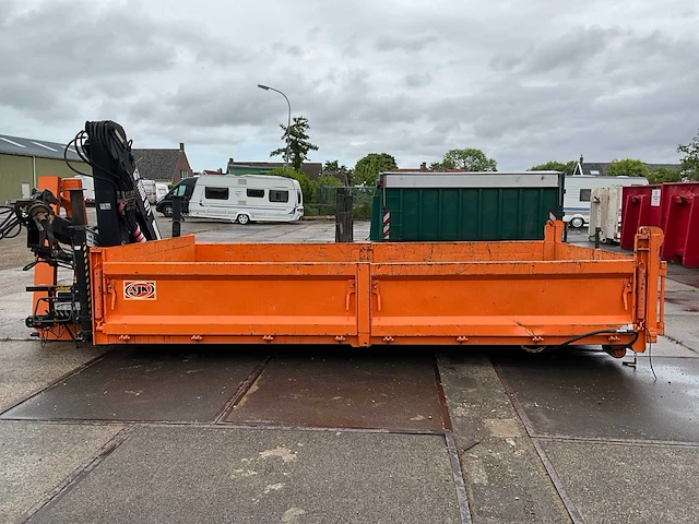 1998 hiab 071aw plateaucontainer met laadkraan - afbeelding 12 van  29