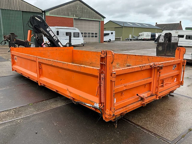 1998 hiab 071aw plateaucontainer met laadkraan - afbeelding 23 van  29