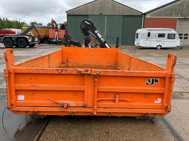 1998 hiab 071aw plateaucontainer met laadkraan - afbeelding 24 van  29