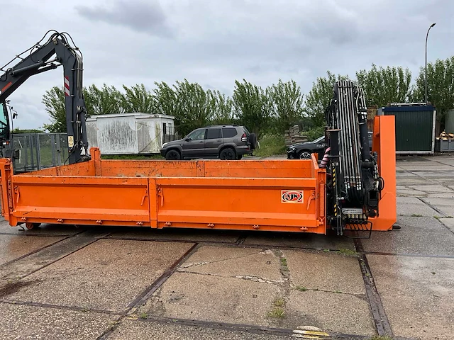 1998 hiab 071aw plateaucontainer met laadkraan - afbeelding 26 van  29