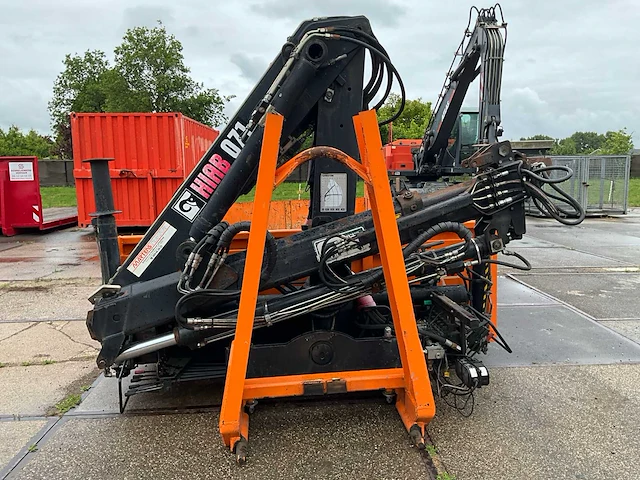 1998 hiab 071aw plateaucontainer met laadkraan - afbeelding 28 van  29