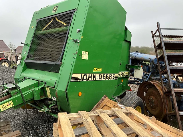 1998 john deere 580 balenpers - afbeelding 6 van  16