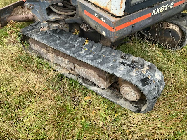 1998 kubota kx61-2 minigraafmachine - afbeelding 3 van  17