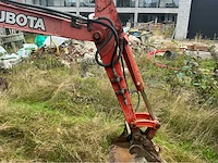 1998 kubota kx61-2 minigraafmachine - afbeelding 13 van  17
