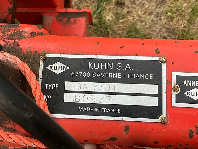 1998 kuhn ga 7301 hark - afbeelding 3 van  11
