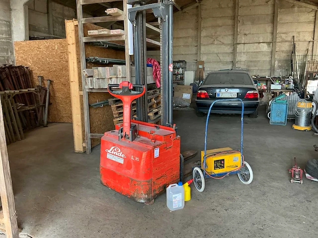 1998 linde l16 elektrische stapelaar - afbeelding 8 van  13