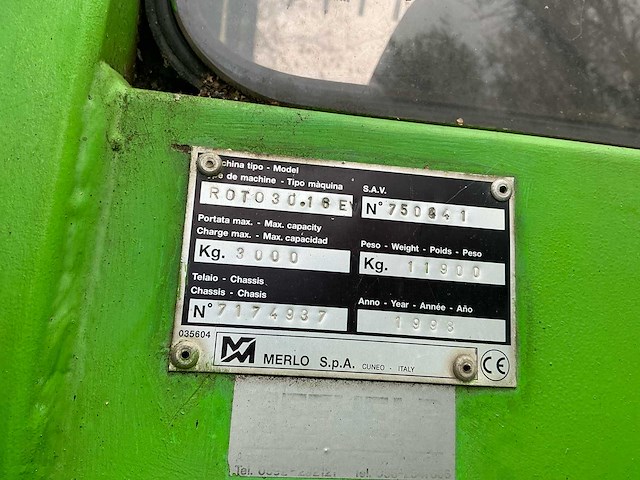 1998 merlo roto 30.16 verreiker - afbeelding 15 van  28