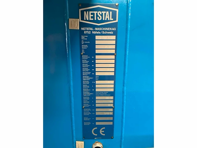 1998 netstal synergy 1500 spuitgietmachine - afbeelding 22 van  32