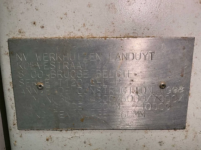 1998 robland t120 freesmachines - afbeelding 3 van  11