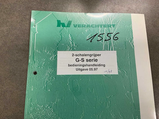 1998 verachtert can-40 / sh-25-dh tweeschalengrijper met hydraulische draaiknop - afbeelding 2 van  11