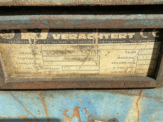 1998 verachtert can-40 / sh-25-dh tweeschalengrijper met hydraulische draaiknop - afbeelding 8 van  11
