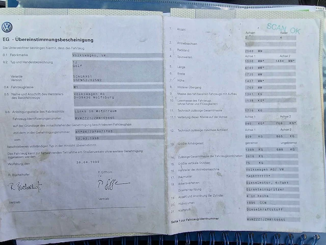 1998 volkswagen golf 4 - afbeelding 11 van  42