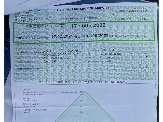 1998 volkswagen golf 4 - afbeelding 14 van  42