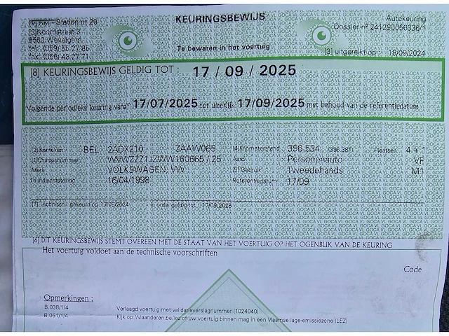 1998 volkswagen golf 4 - afbeelding 15 van  42