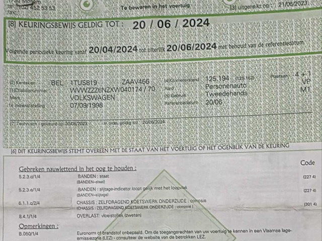 1998 volkswagen polo 6n personenauto - afbeelding 20 van  29