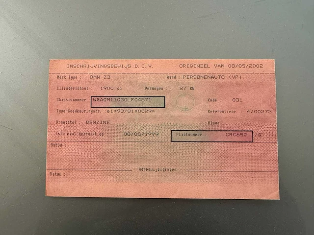 1999 - bmw z3 - personenauto - afbeelding 24 van  32