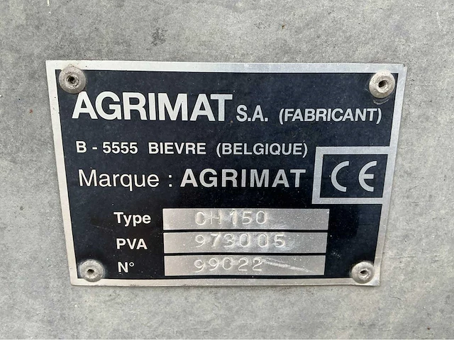 1999 agrimat ch150 mesttank - afbeelding 18 van  18