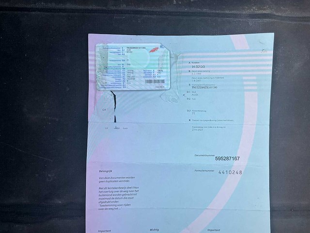 1999 audi tt coupé personenauto - afbeelding 29 van  37