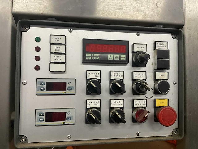 1999 brb mega.s.922 roterende koudlijm-labelmachine - afbeelding 7 van  8
