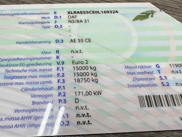 1999 daf ae55ce brandweerwagen - rosenbauer monnex poederblusinstallatie - afbeelding 29 van  35