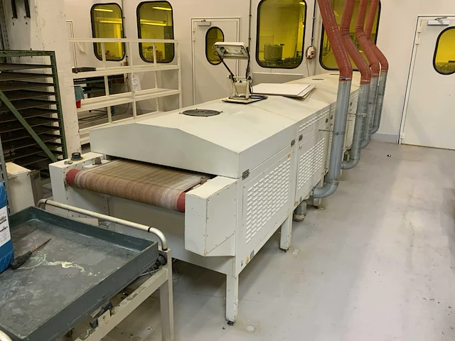 1999 ekra / beltron e5 automatic screenprinter met optical positioning en ir oven - afbeelding 21 van  23