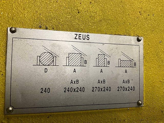 1999 fmb zeus verticale automatische bandzaagmachine - afbeelding 10 van  12