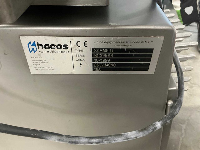 1999 hacos sammfill spuitkop met servomotor - afbeelding 4 van  12