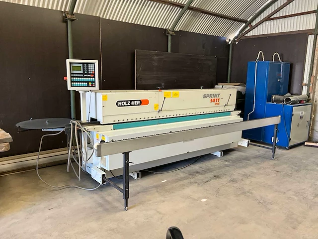 1999 holzher sprint 1411 pvc kantenlijmmachines - afbeelding 1 van  18