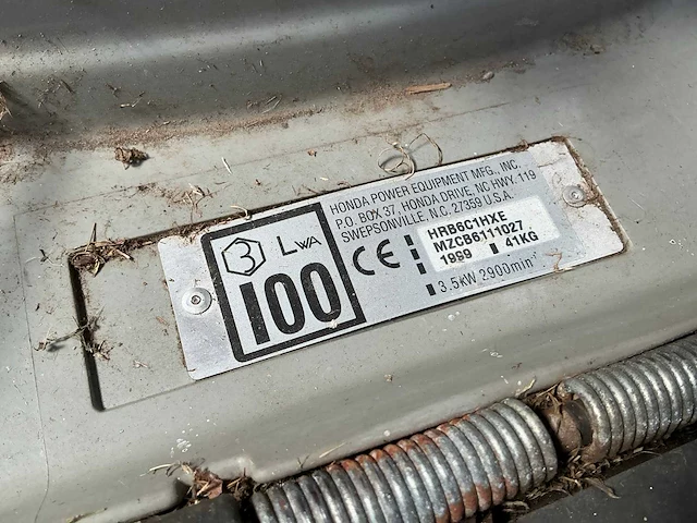 1999 honda hrb536c grasmaaier - afbeelding 5 van  5