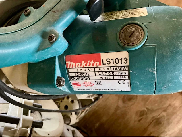 1999 makita ls1013 afkortcirkelzaagmachine - afbeelding 3 van  3