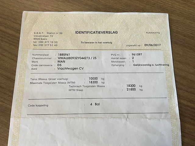 1999 man vrachtwagen trekker - afbeelding 32 van  41