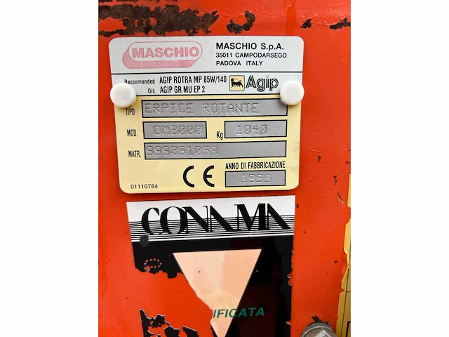 1999 maschio dm 3000 rotorkopeg - afbeelding 2 van  10
