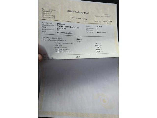 1999 mercedes-benz atego depannagewagen / autotransporter - afbeelding 7 van  16