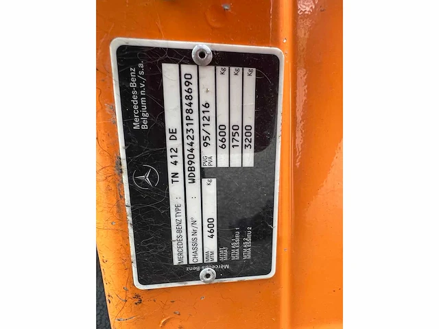 1999 mercedes-benz sprinter 412 kipper - afbeelding 43 van  56
